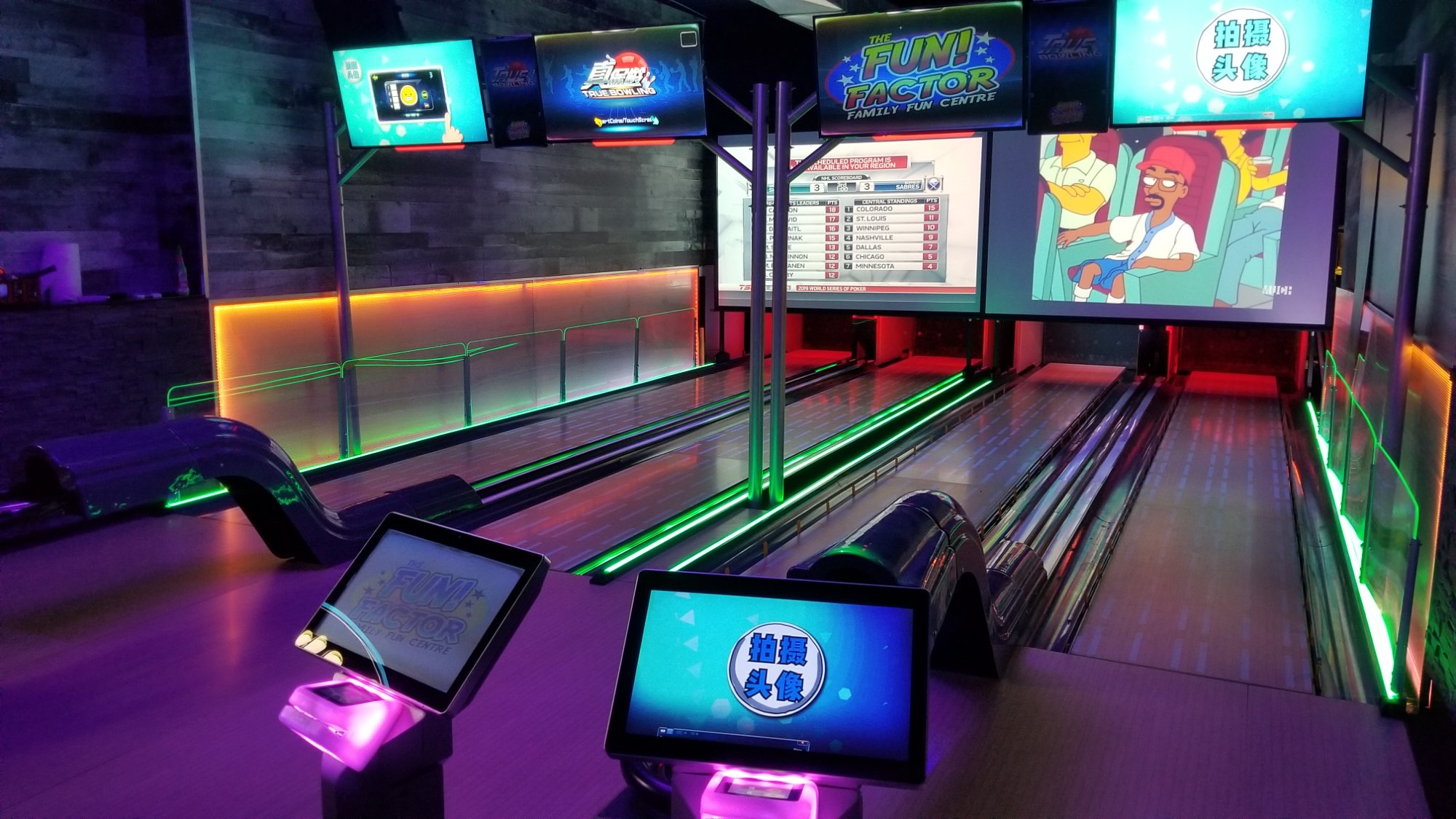 Bowling area wide