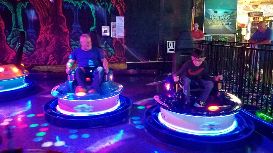 Bumper car riders