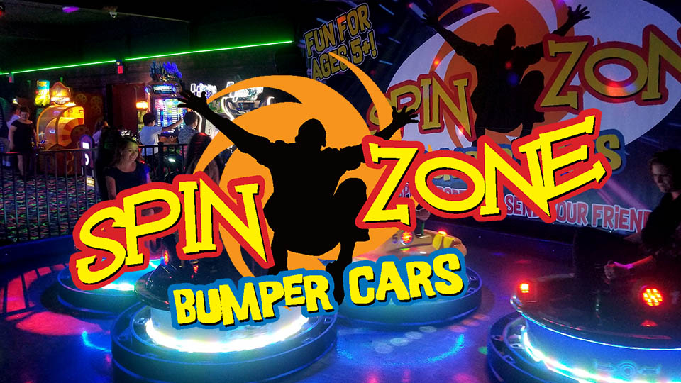 Spin Zone Bumper Cars promotional