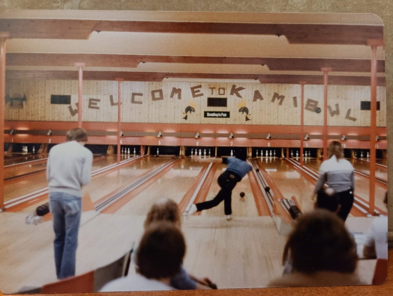 Kami-Bowl lanes in the 1960s